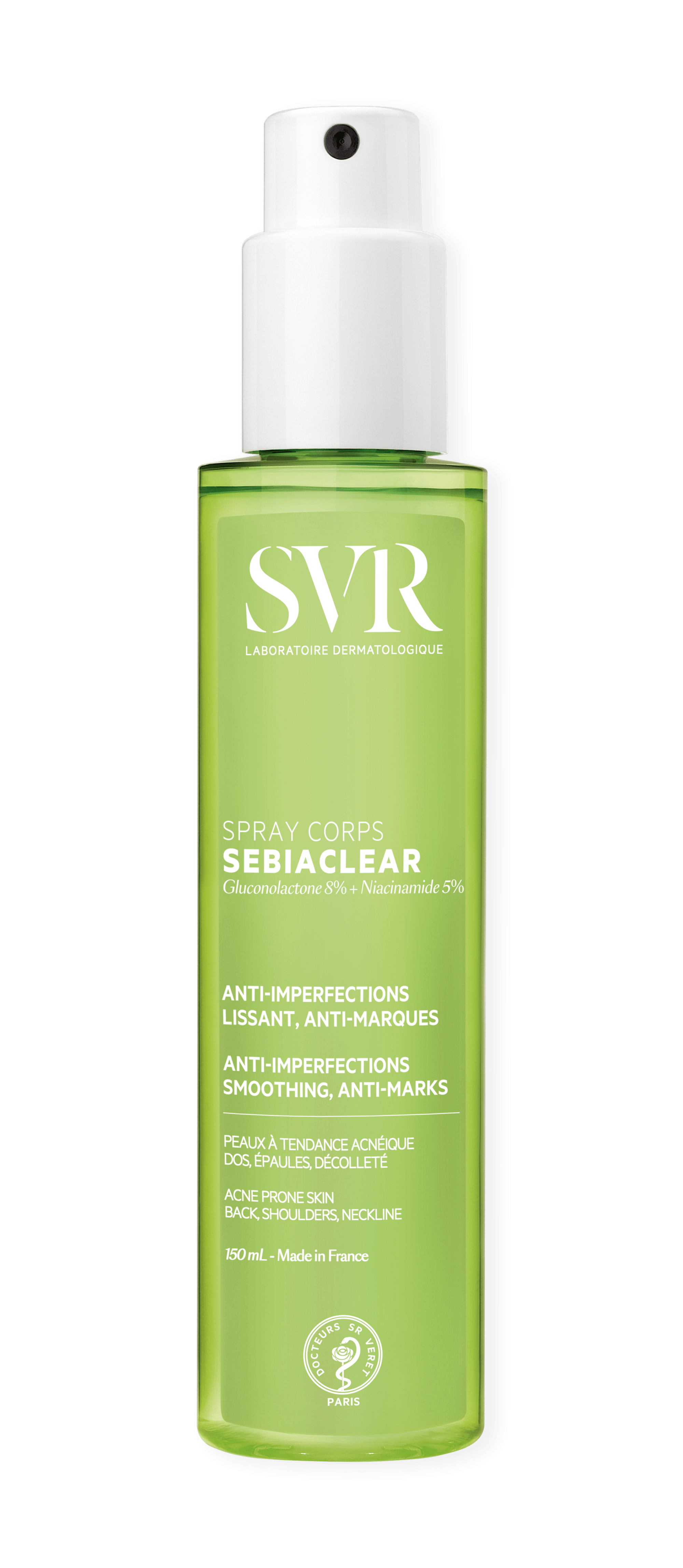 SVR SEBIACLEAR KEHASPREI VISTRIKEVASTANE 150ML