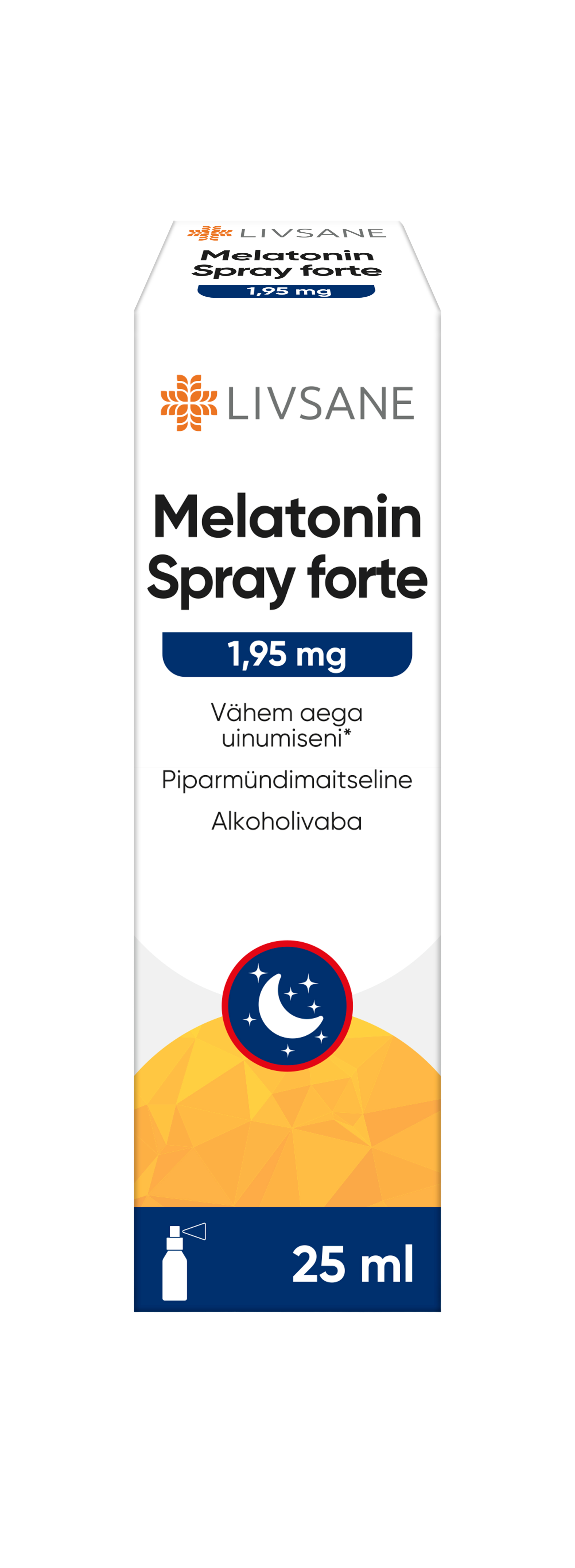 LIVSANE MELATONIIN FORTE SPREI 1,95MG 25ML