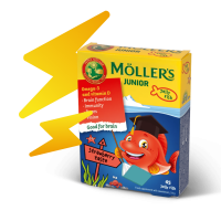 MÖLLER'S JUNIOR GEELKALAKESED MAASIKAMAITSELISED N45