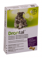 DRONTAL FLAVOR 150 144 50mg TBL N2 BAYER