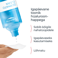 EUCERIN DERMATOCLEAN NÄOVESI TUNDLIKULE NAHALE 200ML