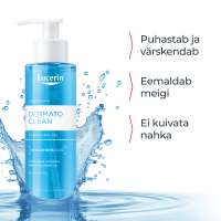 EUCERIN DERMATOCLEAN NÄOPUHASTUSGEEL 200ML