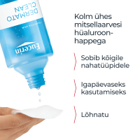 EUCERIN DERMATOCLEAN 3IN1 MITSELLAARVESI 400ML