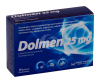 DOLMEN SUUKAUDNE LAHUSE GRAANULID 25MG N10