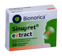 SINUPRET EXTRACT KAETUD TBL 12MG+36MG+36MG+36MG+36MG N20