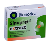 SINUPRET EXTRACT KAETUD TBL 12MG+36MG+36MG+36MG+36MG N20