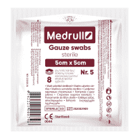 MEDRULL MARLI SALVRÄTID 5X5CM 8-KIHTI STERIILNE N5