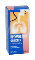 BROMHEXINE-GRINDEKS SIIRUP 0.8MG 1ML 100ML N1