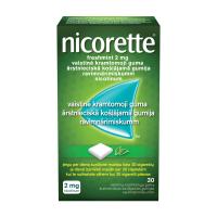 NICORETTE FRESHMINT RAVIMNÄRIMISKUMM 2MG N30