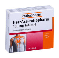HERZASS-RATIOPHARM 100MG TBL 100MG N100