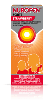 NUROFEN FORTE STRAWBERRY SUUKAUDNE SUSPENSIOON ENSOON 40MG 1ML 100ML N1