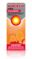 NUROFEN FORTE STRAWBERRY SUUKAUDNE SUSPENSIOON ENSOON 40MG 1ML 100ML N1