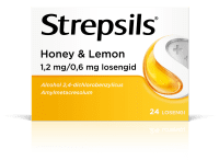 STREPSILS HONEY & LEMON LOSENG 0.6MG+1.2MG N24