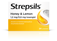 STREPSILS HONEY & LEMON LOSENG 0.6MG+1.2MG N24