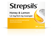 STREPSILS HONEY & LEMON LOSENG 0.6MG+1.2MG N24