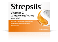 STREPSILS VITAMIIN C LOSENG 0.6MG+1.2MG+100MG N24