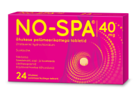 NO-SPA ÕHUKE POLÜMEERKATTEGA TBL 40MG N24
