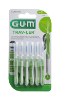 GUM HAMBAVAHEHARJAD TRAV-LER KOONUS 1,1MM ROHELINE N6