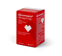 HJERTEMAGNYL ÕHUKE POLÜMEERKATTEGA TBL 150MG+21MG N100