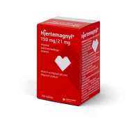 HJERTEMAGNYL ÕHUKE POLÜMEERKATTEGA TBL 150MG+21MG N100