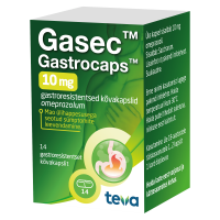 GASEC GASTROCAPS 10 MG GASTRORESIST KÕVAKAPS 10MG N14