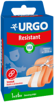 URGO RESISTANT PLAASTER 6CMX1M TEKSTIIL NAHAVÄRVI