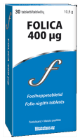 FOLICA TBL 400MCG N30