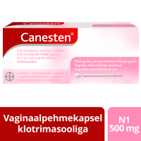 CANESTEN VAGINAALPEHMEKAPSEL 500MG N1