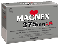 MAGNEX + VITAMIIN B6 TBL 375+2,2MG N200