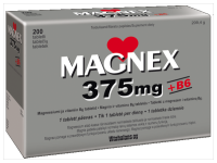 MAGNEX + VITAMIIN B6 TBL 375+2,2MG N200