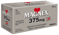 MAGNEX + VITAMIIN B6 TBL 375+2,2MG N60