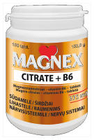 MAGNEX CITRATE + VITAMIIN B6 TBL N100