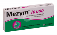 MEZYM 10 000 GASTRORESIST TBL 10000ÜHIK+7500ÜHIK+375ÜHIK N20