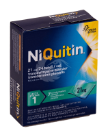 NIQUITIN TRANSDERMMAALNE PLAASTER 21MG 24H N7
