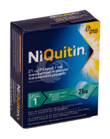 NIQUITIN TRANSDERMMAALNE PLAASTER 21MG 24H N7