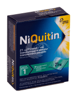 NIQUITIN TRANSDERMMAALNE PLAASTER 21MG 24H N7