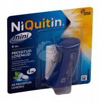 NIQUITIN MINI PRESSITUD LOSENG 4MG N20