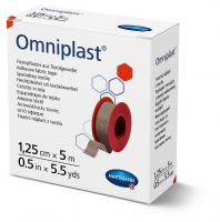 OMNIPLAST RULLPLAASTER 1,25CMX5M NAHAVÄRVI TEKSTIIL