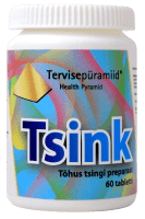 TERVISEPÜRAMIID TSINK TBL 25MG N60