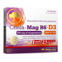 OLIMPLABS CHELA-MAG B6+D3 KAPSLID N30