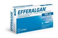 EFFERALGAN 150 MG REKTAALSUPOSIIT 150MG N10