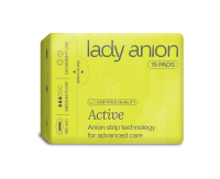LADY ANION ACTIVE HÜGIEENILINE SIDE 180MM N15