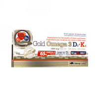 OLIMPLABS GOLD OMEGA-3+D3+K2 KAPSLID N30