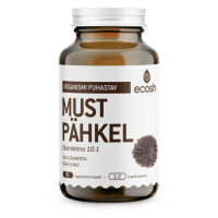 ECOSH LIFE MUSTA PÄHKLI EKSTRAKT KAPSLID N90