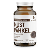 ECOSH LIFE MUSTA PÄHKLI EKSTRAKT KAPSLID N90