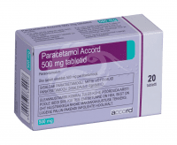 PARACETAMOL ACCORD TBL 500MG N20