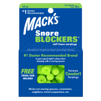 MACK'S SNORE BLOCKER KÕRVATROPID PEH.VAHUST 12PAARI