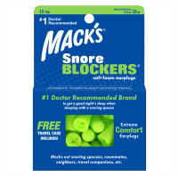 MACK'S SNORE BLOCKER KÕRVATROPID PEH.VAHUST 12PAARI