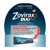 ZOVIRAX DUO KREEM 50MG+10MG 1G 2G N1