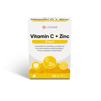 LIVSANE VITAMIIN C+TSINK TBL PIKATOIMELINE N60